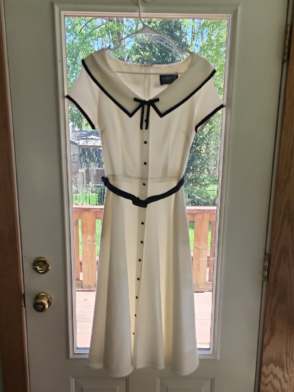 Collectiff Vintage Sailor Style Midi Dress - Picture 2 of 5